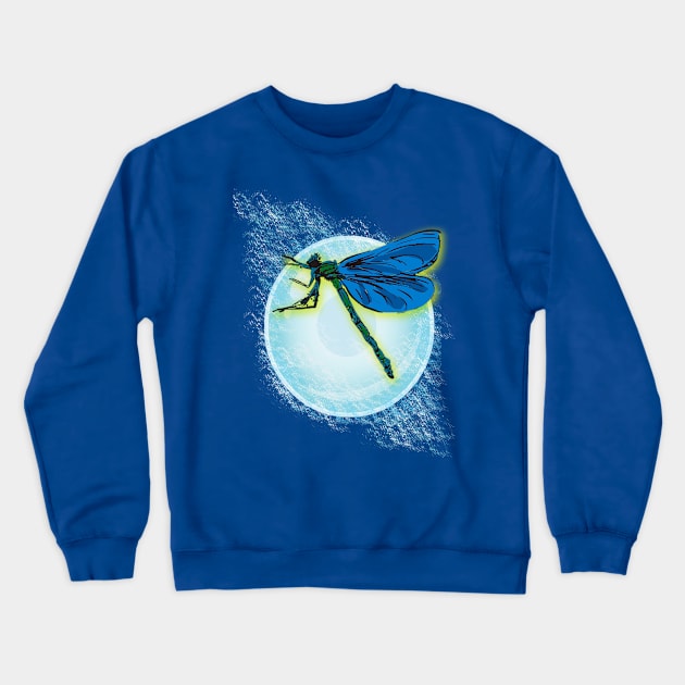 Dragonflies insects graphic desing Crewneck Sweatshirt by albaley